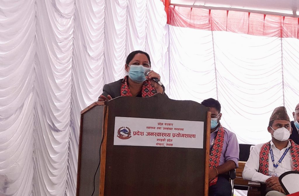 स्वास्थ्यकर्मीको जोखिम भत्ता सम्बोधन नहुदाँ पीडाबोध भएको छ  : स्वास्थ्यमन्त्री अधिकारी