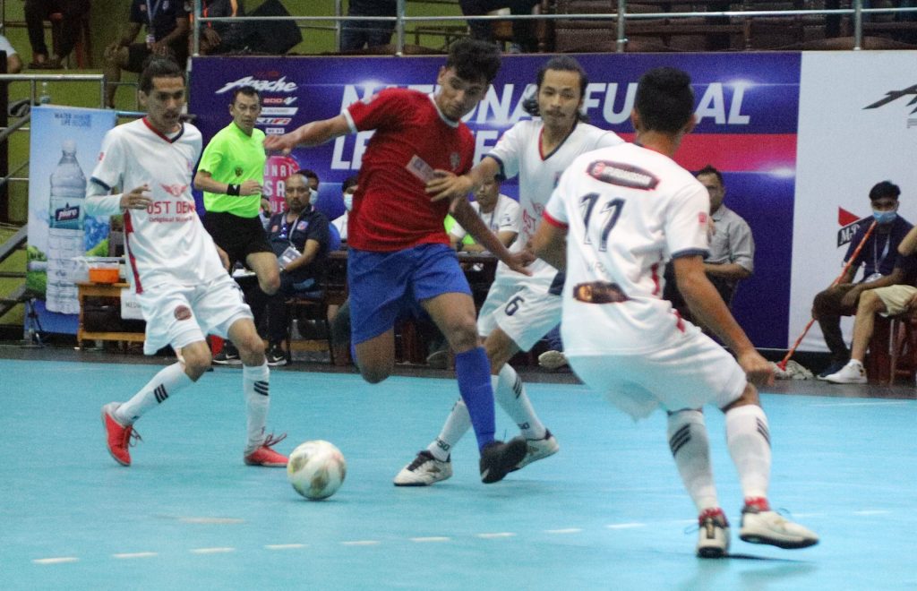 ए डिभिजन फुटसल लिग : शंखमुललाई हराउँदै अर्को घरेलुटोली प्लेअफमा