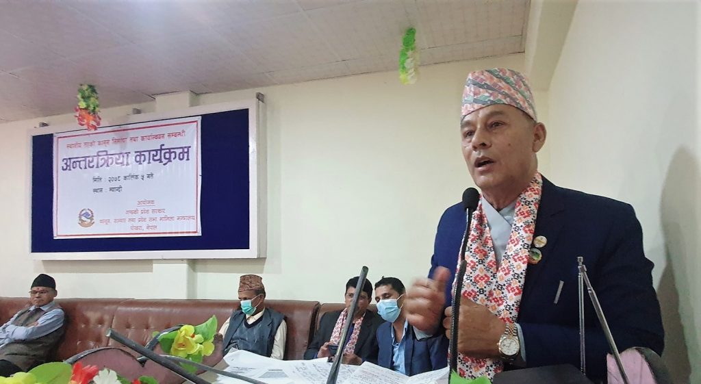 स्थानीय तहको कानुन प्रदेशसँग नबाझिने गरि बनाउन मन्त्री थापाको आग्रह