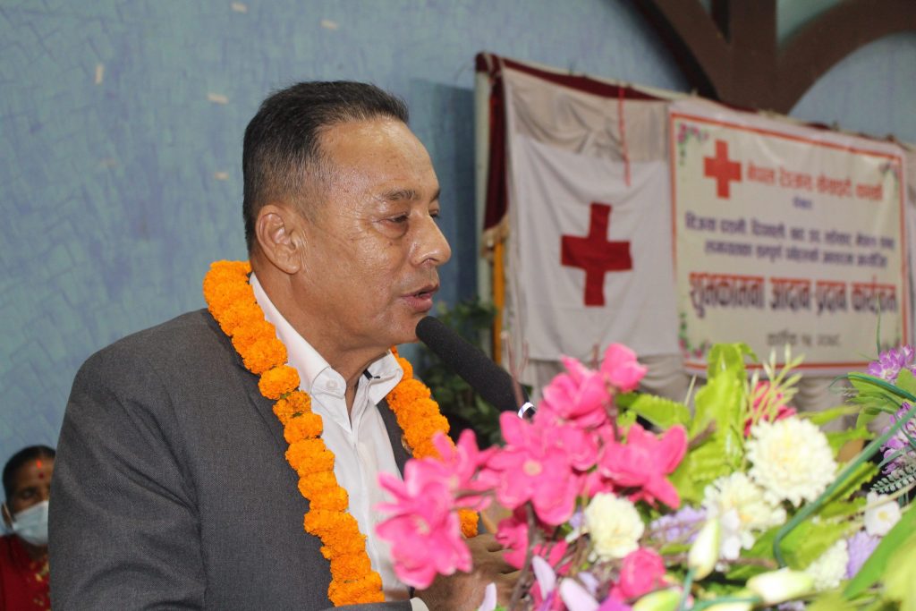 समाजमा रेडक्रसको भूमिका प्रशंसनीय : मन्त्री थापा