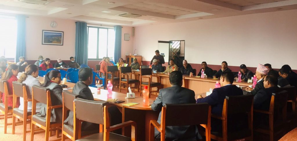 व्यवसाय प्रर्वद्धन सम्बन्धि लेउवाको अन्तरक्रिया