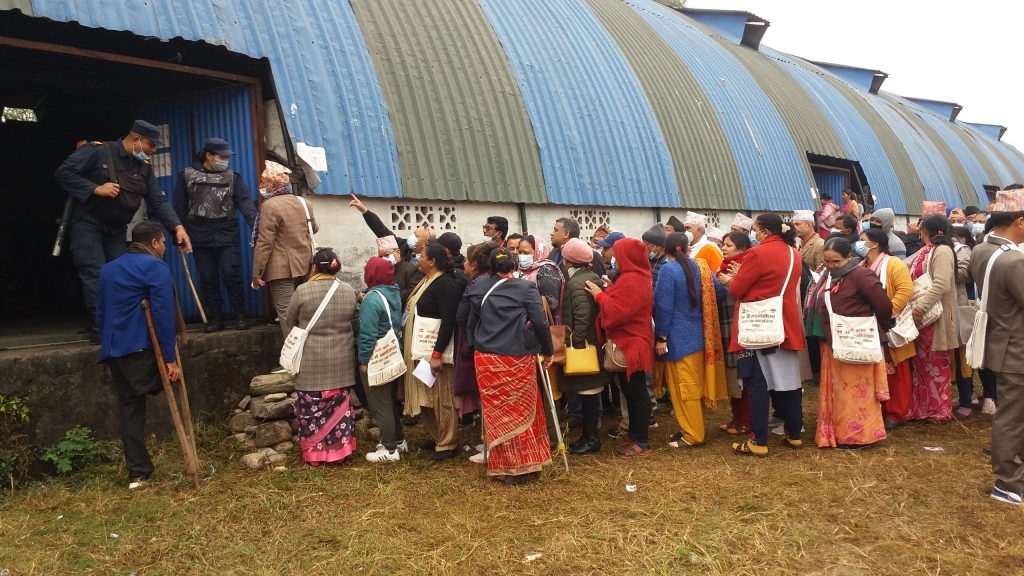 कांग्रेस गण्डकीको नेतृत्व चयनका लागि मतदान सकियो, मतगणना आजै सुरु हुने