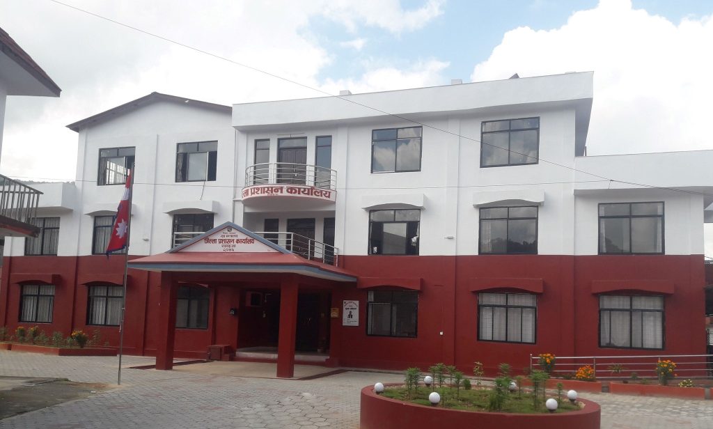 आजबाट स्याङ्जा जिल्ला प्रशासनको सेवा अनिश्चित समयका लागि बन्द