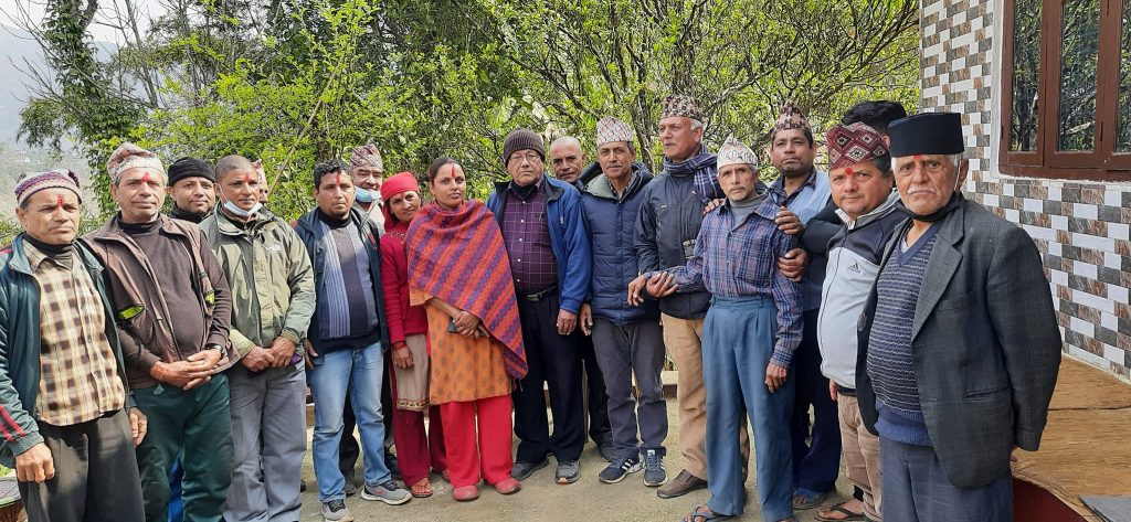 पुतलीबजार- १३ को बिर्ता, यावदी र गिजिन्डाँडामा एमालेको टोल कमिटी गठन