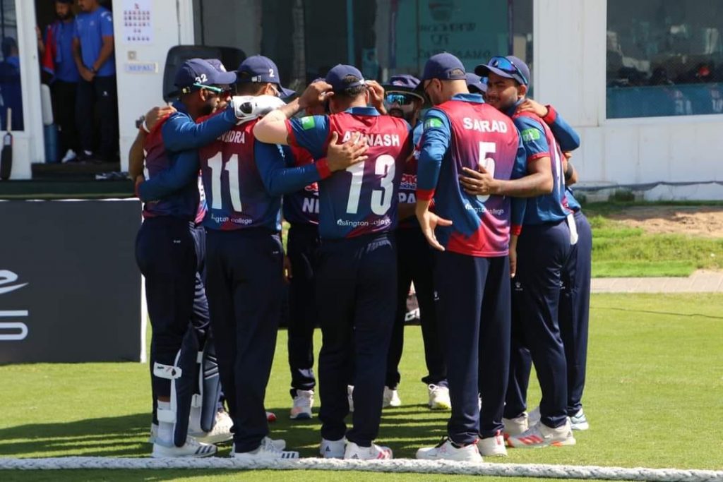 टि–२० विश्वकप : क्वालिफायरमा आयोजक ओमानमाथि नेपालको शानदार जित