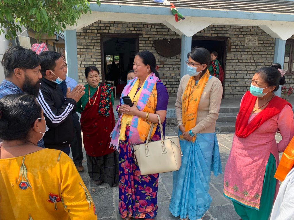 रामघाट तीरभिर संरक्षण समूहले उपमेयर गुरुङको ध्यानकर्षण गरायो