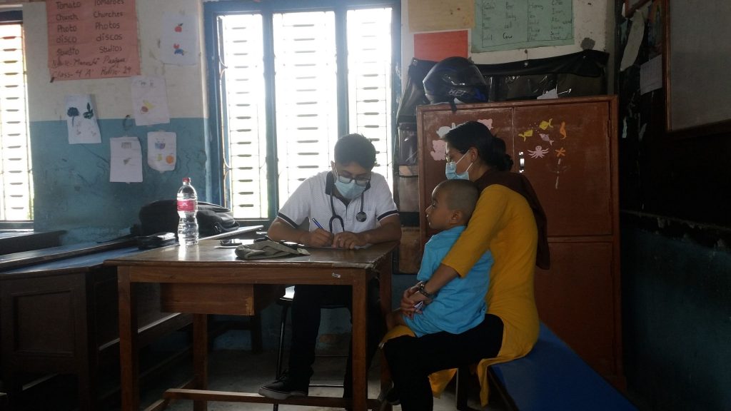 बुुद्ध जयन्तीको अवसरमा युवा बौद्ध संघको स्वास्थ्य शिविर