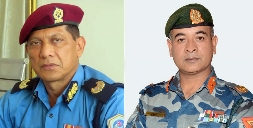 आईजीपी सिंह र अर्यालले लगाए फुली