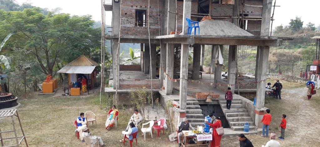 नर्मदेश्वर मोक्षाश्रमधाममा एक महिने अखण्ड हरिनाम संकीर्तन हुने