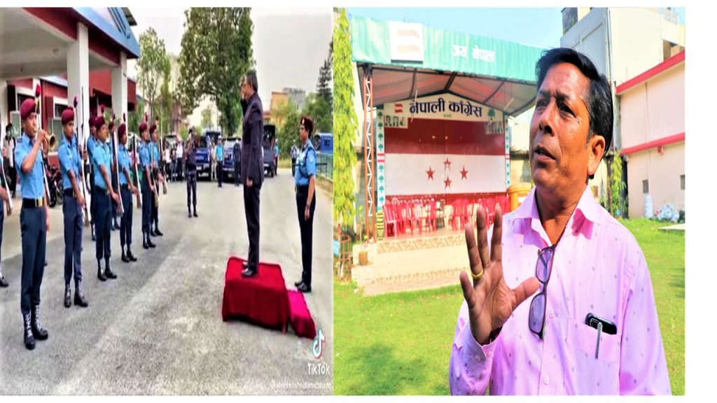 पोखरा-२८ अध्यक्ष लामिछानेको प्रष्टिकरण :  पिर्के सलामी लिने व्यक्ती म होइन