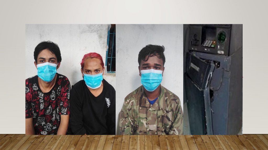 पोखराका दुई अलग ठाउँमा एटीएम फोरेर पैसा चोर्ने तीन जना पक्राउ