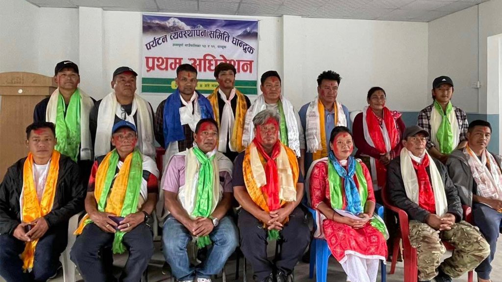 पर्यटन व्यवस्थापन समिति घान्द्रुकको अध्यक्षमा विक्रम गुरुङ