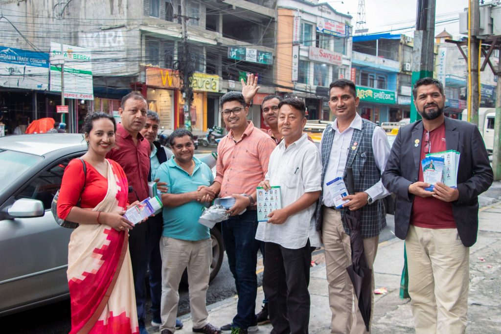 संघको जीवन्तता र व्यवसायिक हितको नारासहित घरदैलोमा पवन समूह