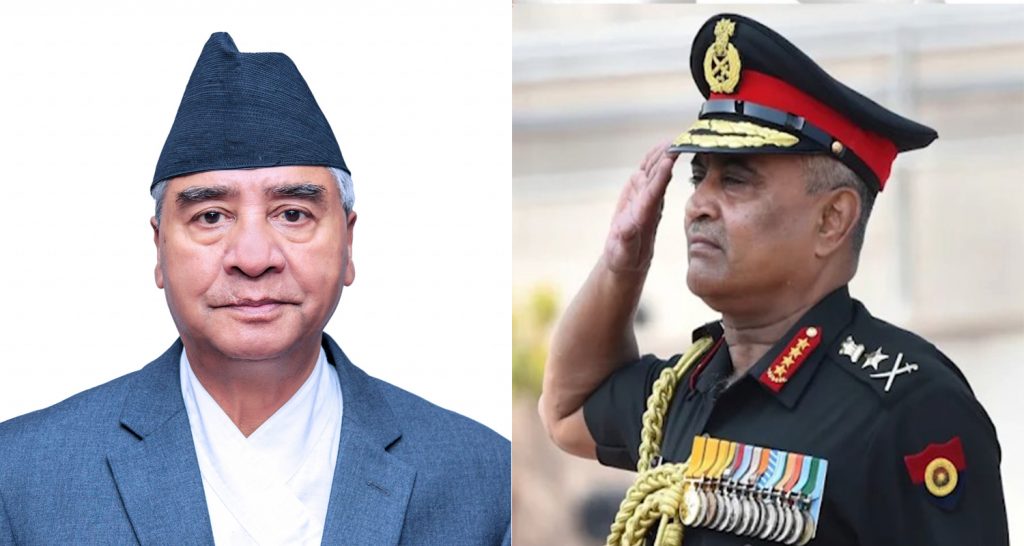 भारतीय सेनाध्यक्षले आज प्रधानमन्त्रीलाई भेट्दै : यस्तो छ आजको तालिका