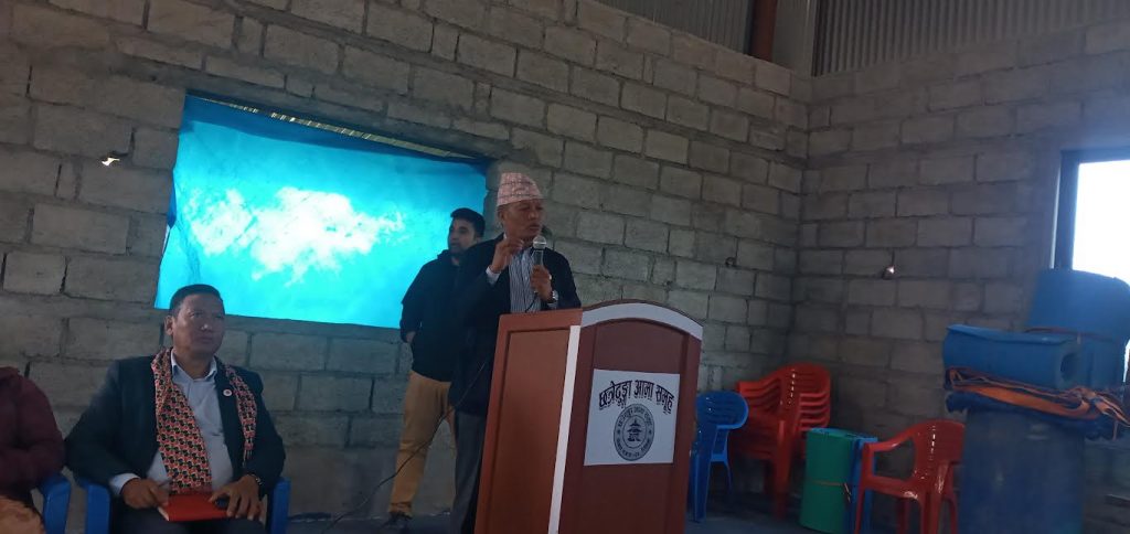 विकास निर्माण गर्ने एकमात्र पार्टी एमाले : कास्की १ का उम्मेदवार गुरुङ