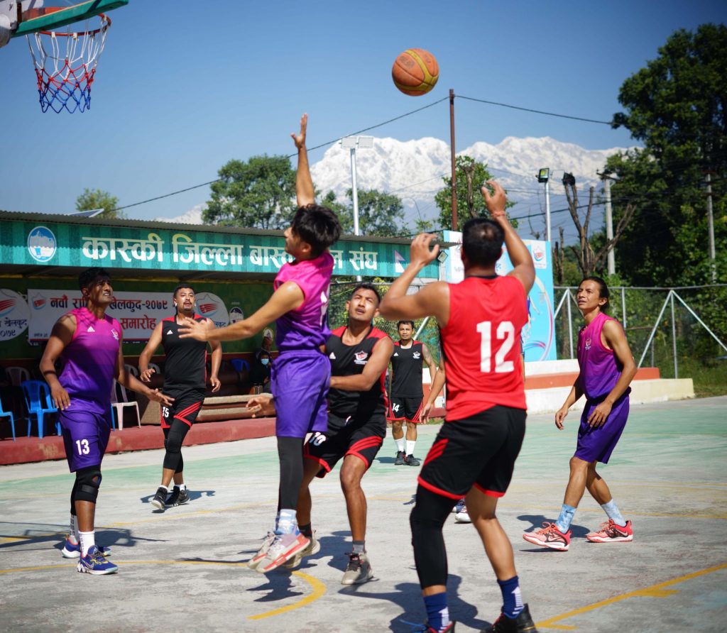 पुरुष बास्केटबलमा आर्मी र गण्डकीको सहज जित