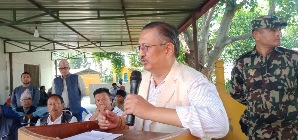 कृर्षीलाई प्राथमीकतामा राखेर अगाडी बढ्छौ : गृहमन्त्री खाण