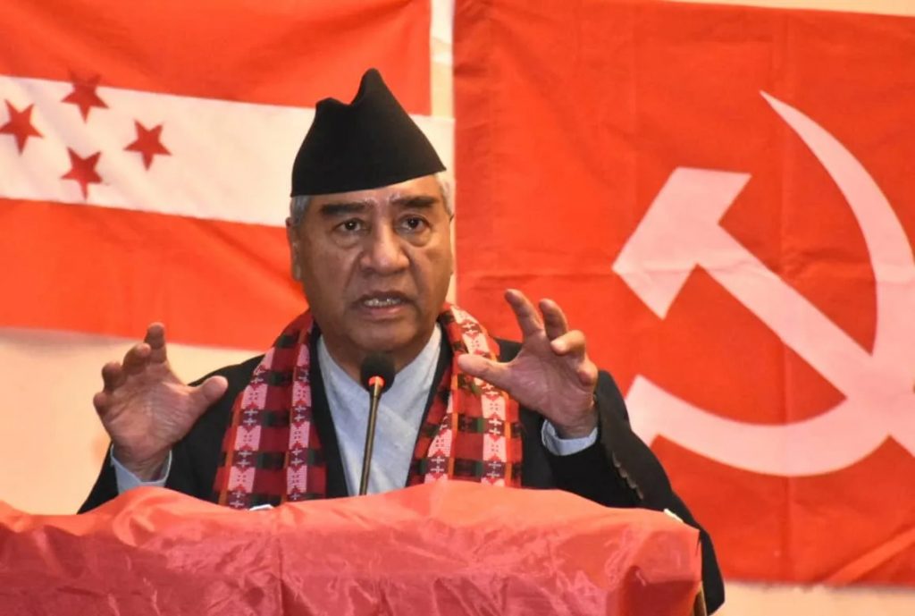 गठबन्धनलाई जिताउन देउवाको अपिल