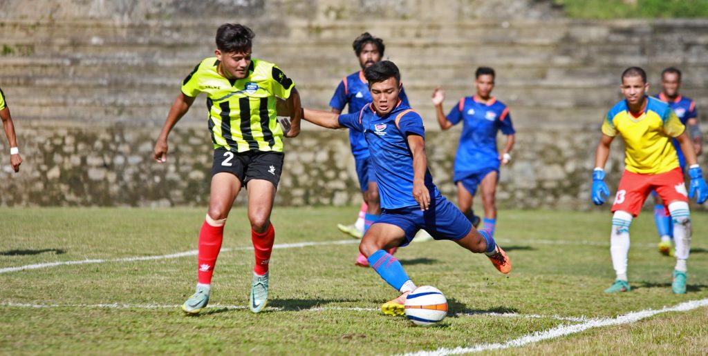 नवौं राष्ट्रिय खेलकुद : पुरुष फुटबलमा एनआरएनएको बिजयी शुरुवात