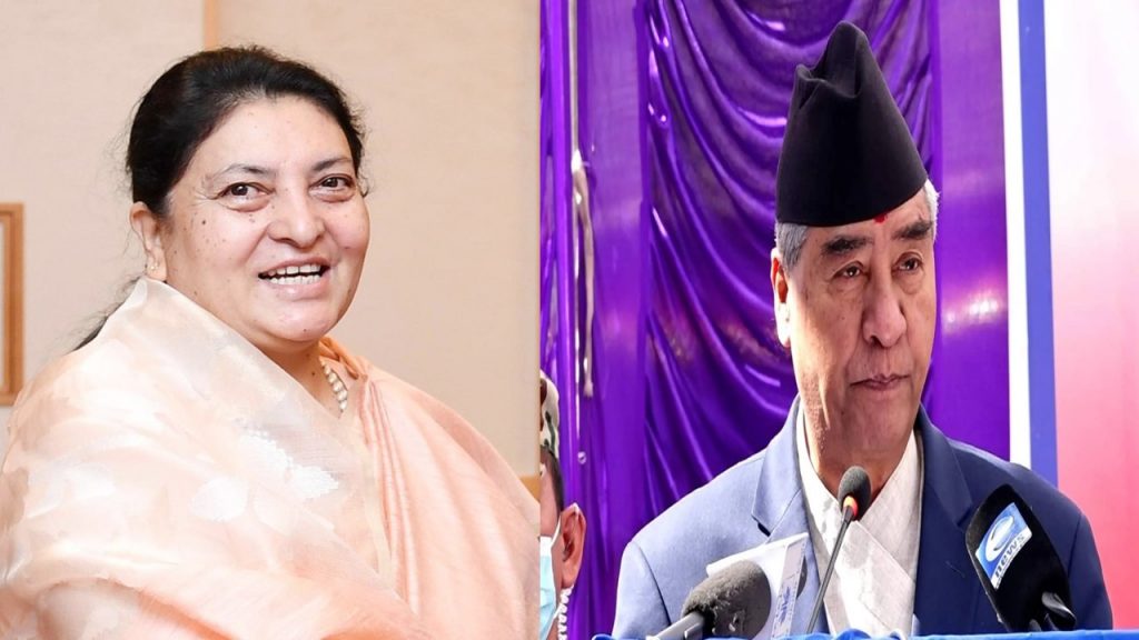 राष्ट्रपति भण्डारी र प्रधानमन्त्री देउवाले लगाएनन् भाइटीका