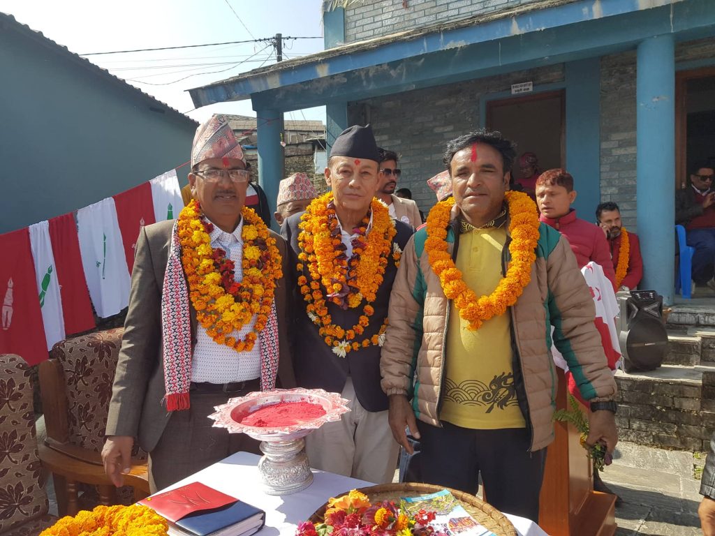 अर्मलाकोटसम्म पुग्ने सडक स्तरोन्नति गर्ने उम्मेदवार थापाको प्रतिवद्धता