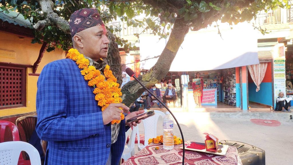 गण्डकी  प्रदेशलाइ नमुना प्रदेश बनाउछौ नेता खगराज अधिकारी