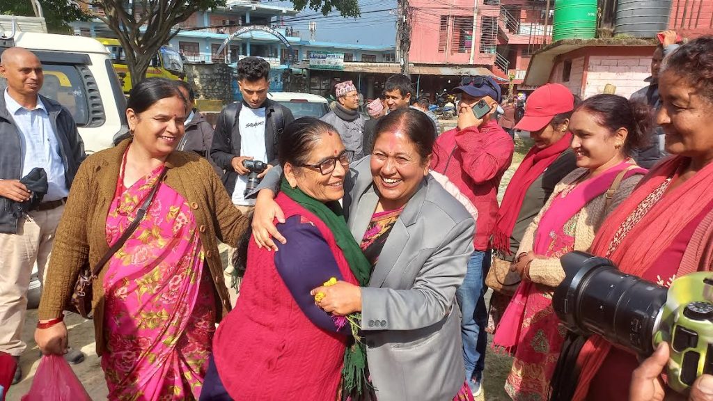 पोखराको समृद्धिमा जिम्मेवार बन्ने एमाले उम्मेदवार विद्याको प्रतिवद्धता