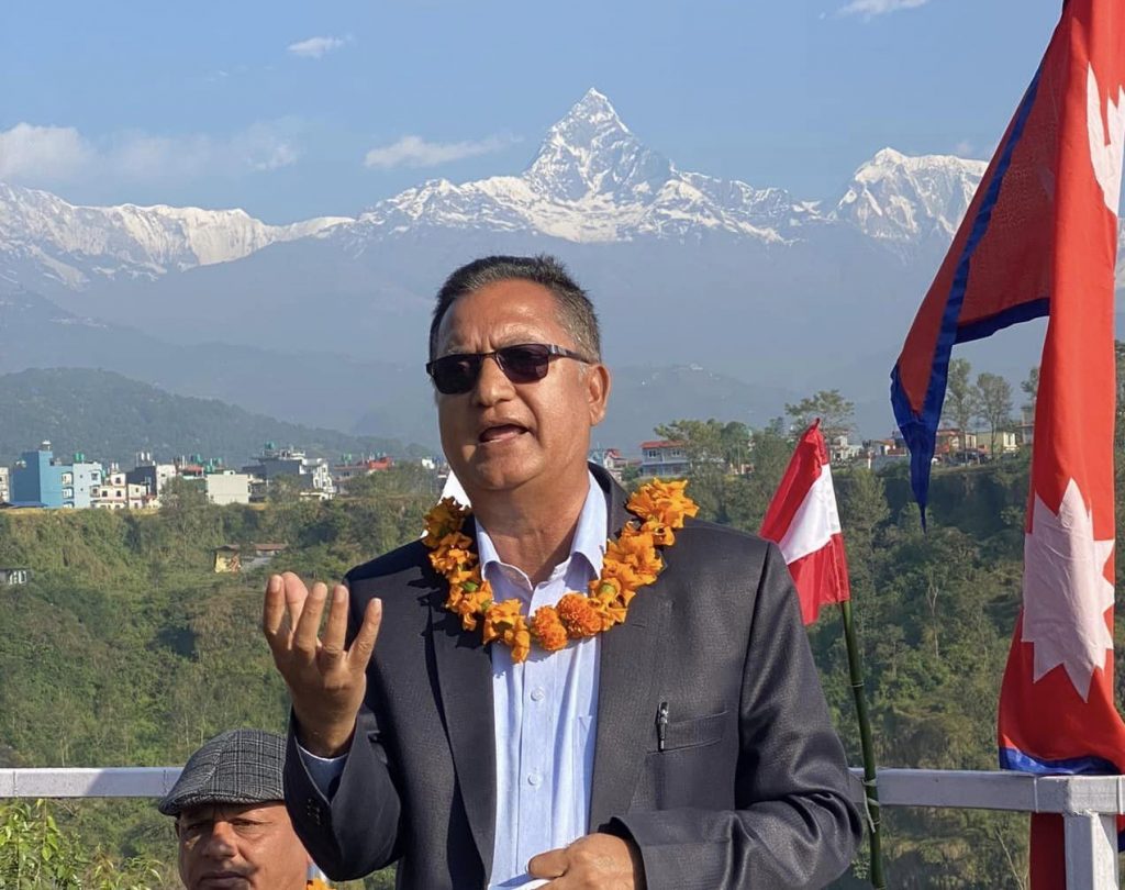 कास्की माओवादी केन्द्रको संयोजक बने लामिछाने