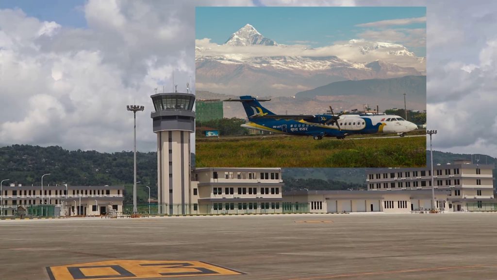 पोखरा अन्तराष्ट्रिय विमानस्थलबाट बुद्ध एयरले पोखरा–बनारस–पोखरा पहिलो उडान गर्ने