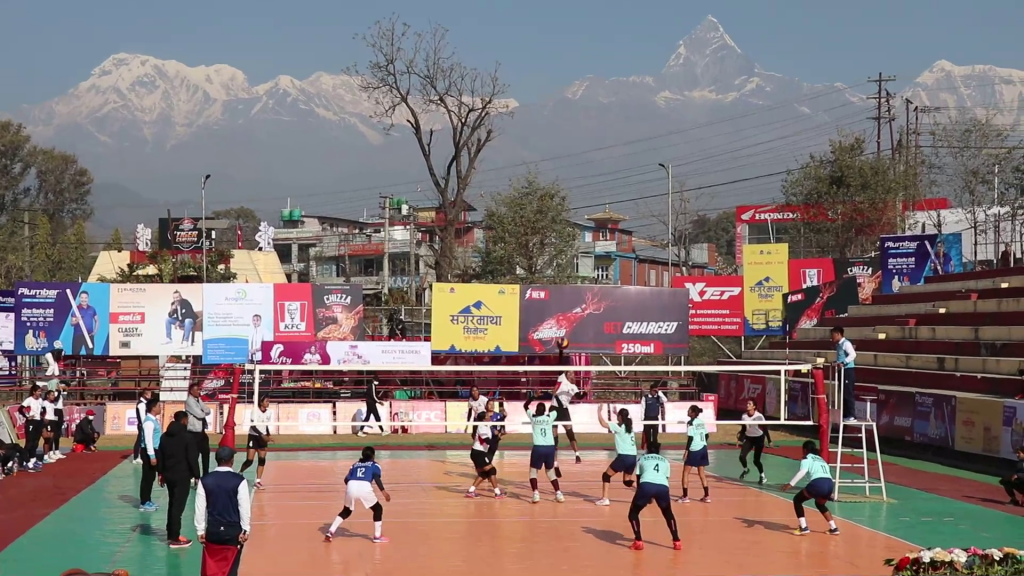 टाईगर कप भलिबल एपीएफको विजयी सुरुवात