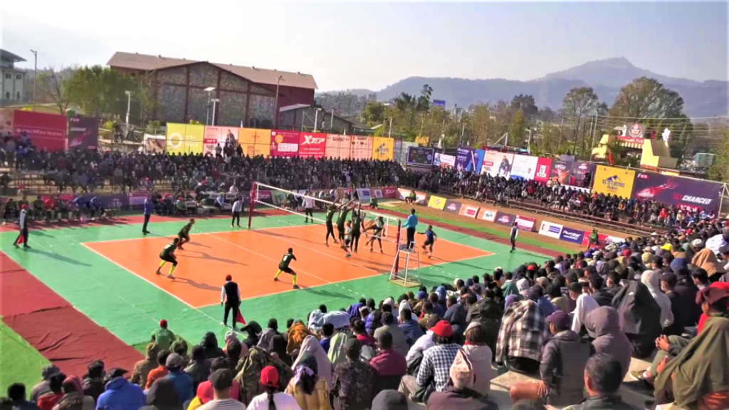 टाइगर कप भलिबल : फाइनलमा गण्डकी र एपीएफ भिड्ने