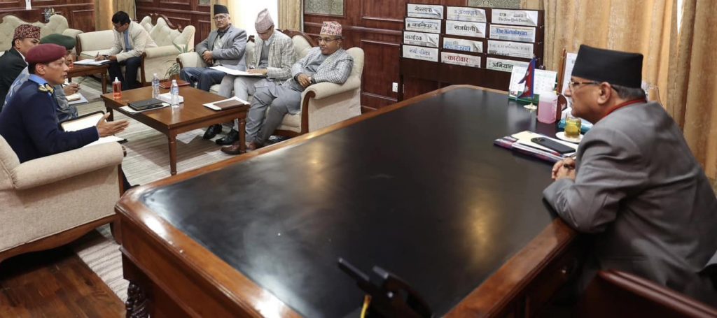 गोंगबु घटनाको छानविन र  लुटपाटमा संलग्नलाई कार्वाही गर्नुस् : प्रधानमन्त्री