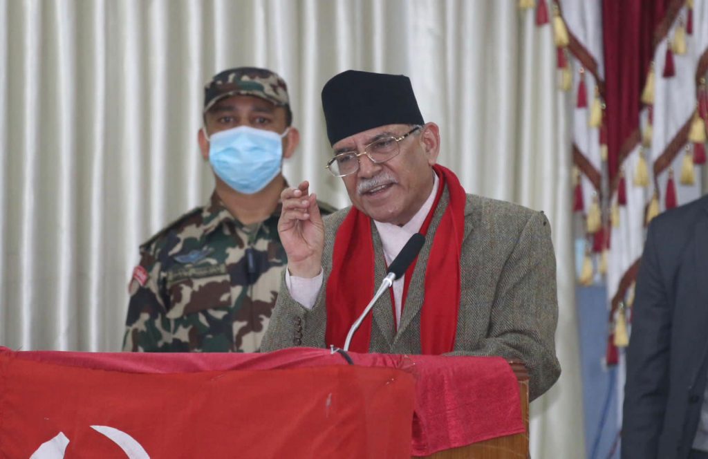 बाह्रबुँदे समझदारी पक्षधर शक्तिहरू एक ठाउँ उभिनुपर्छ : प्रचण्ड