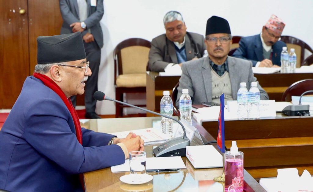 सरकार तलमाथि हुँदैन : प्रधानमन्त्री