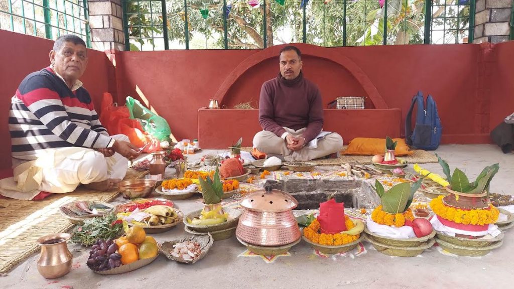 ताल बाराही मन्दिर पुन : निर्माणका लागि क्षमा पुजा