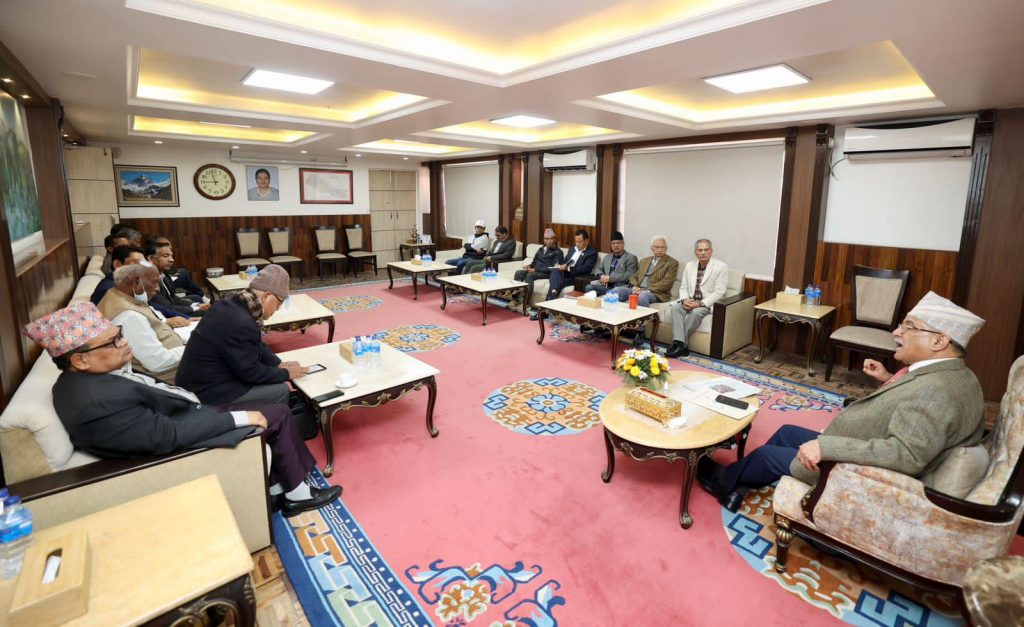 माओवादी घटकका नेता बालुवाटारमा