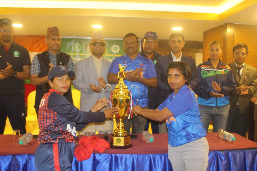 आजदेखि पोखरामा नेपाल भारत टी-२० दृष्टिविहीन महिला क्रिकेट