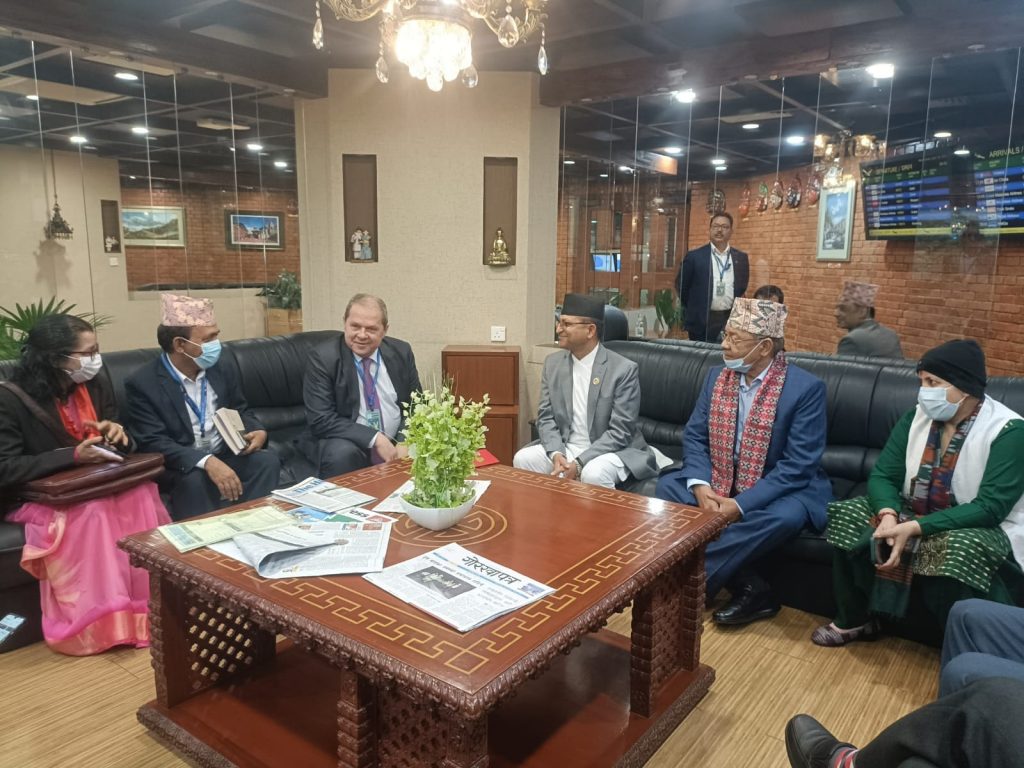 राष्ट्रियसभा अध्यक्ष तिमिल्सिना नेतृत्वको आठ सदस्यीय टोली रुस प्रस्थान