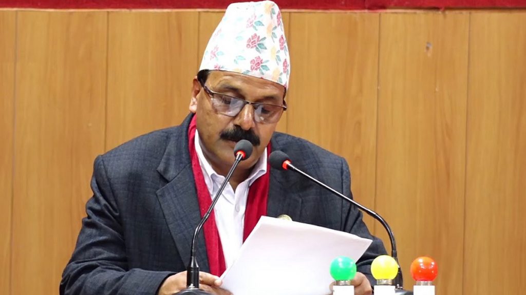 कर्णालीका मुख्यमन्त्री शर्माले मागे विश्वासको मत