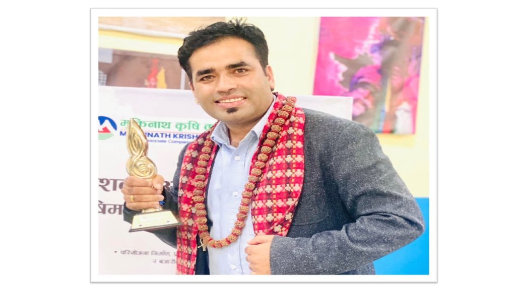 पोखराका सर्जक घनश्याम रिजाललाई विन्ध्यवासिनी म्युजिक अवार्ड