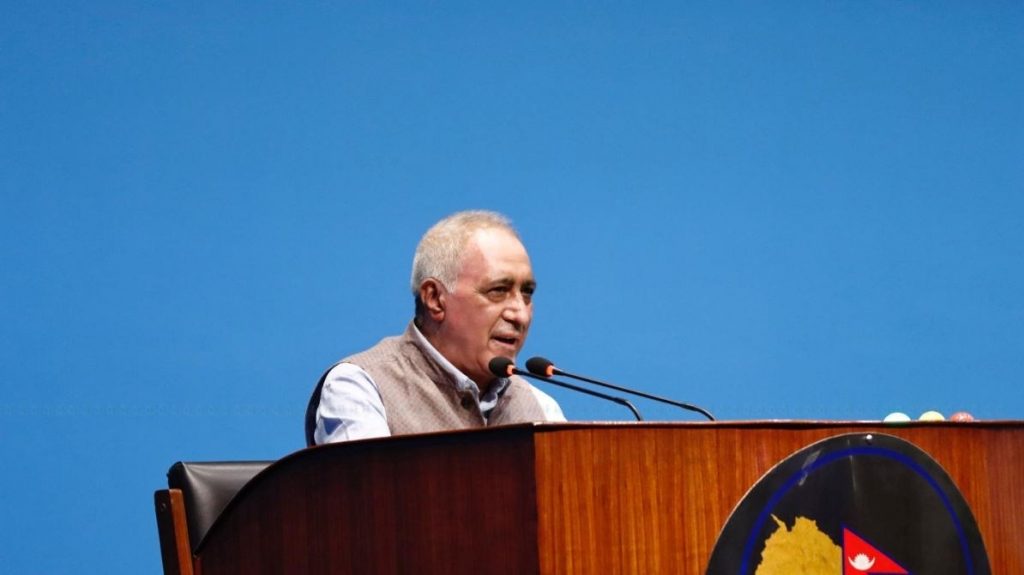 तीन महिनापछि संसदमा फर्किदैं चन्द्र भण्डारीले भने,‘जनतालाई आवश्यक कुरा सिकाइनुपर्छ’