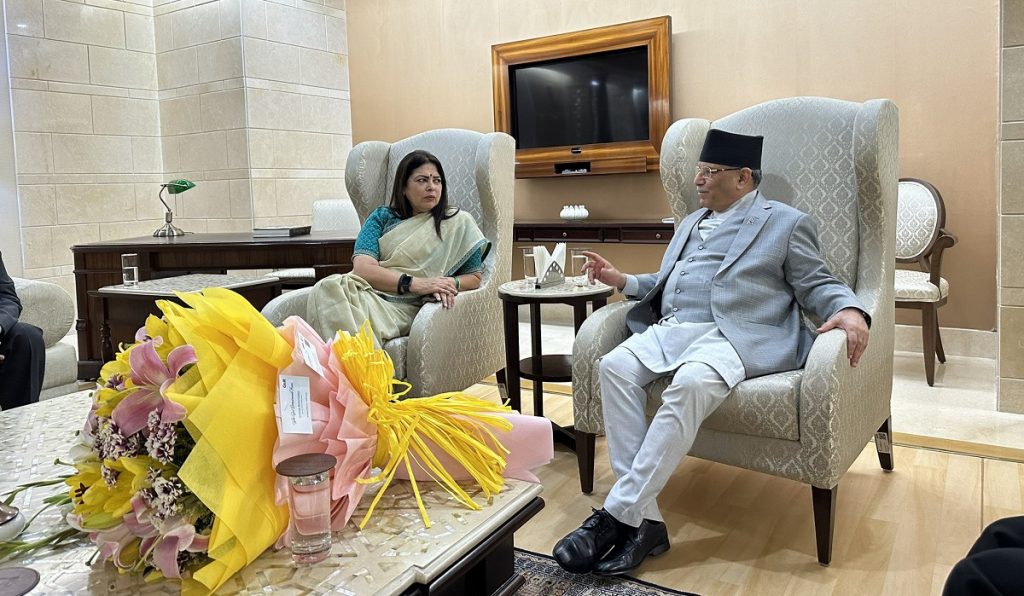 प्रधानमन्त्री प्रचण्ड दिल्लीमा