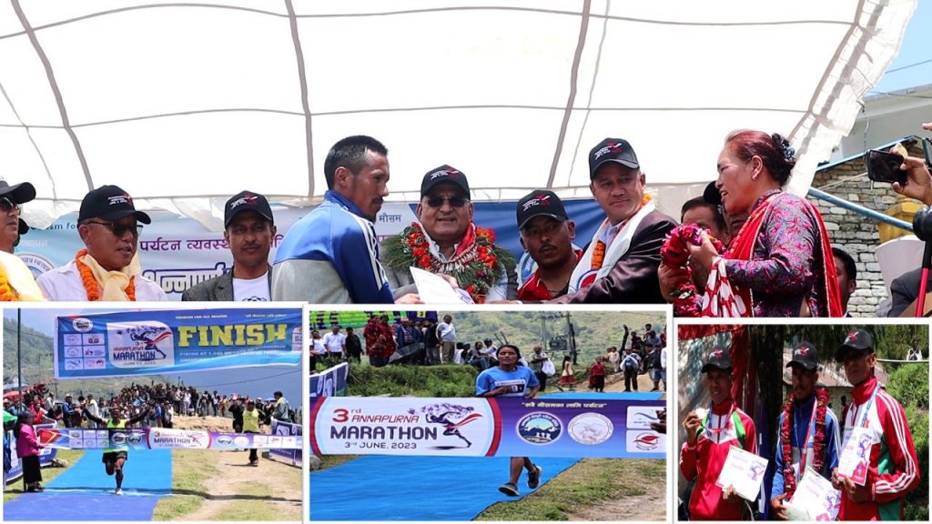 आर्मीलाई पछि पादैँ अन्नपूर्ण म्याराथनको उपाधी जुम्लाका धीरबहादुरले जिते