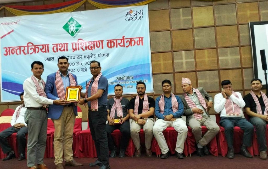 एनटिभीएले दियो चालक तथा सहचालकलाई प्रशीक्षण