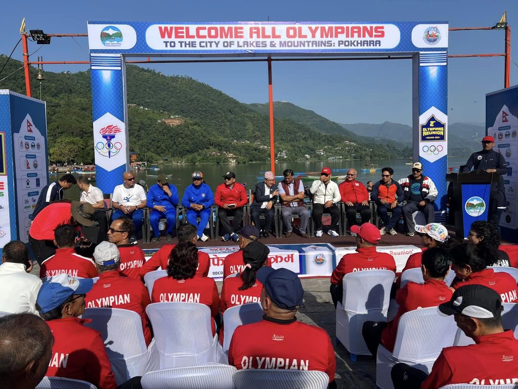 पोखरामा ओलम्पियनहरुलाई सम्मान