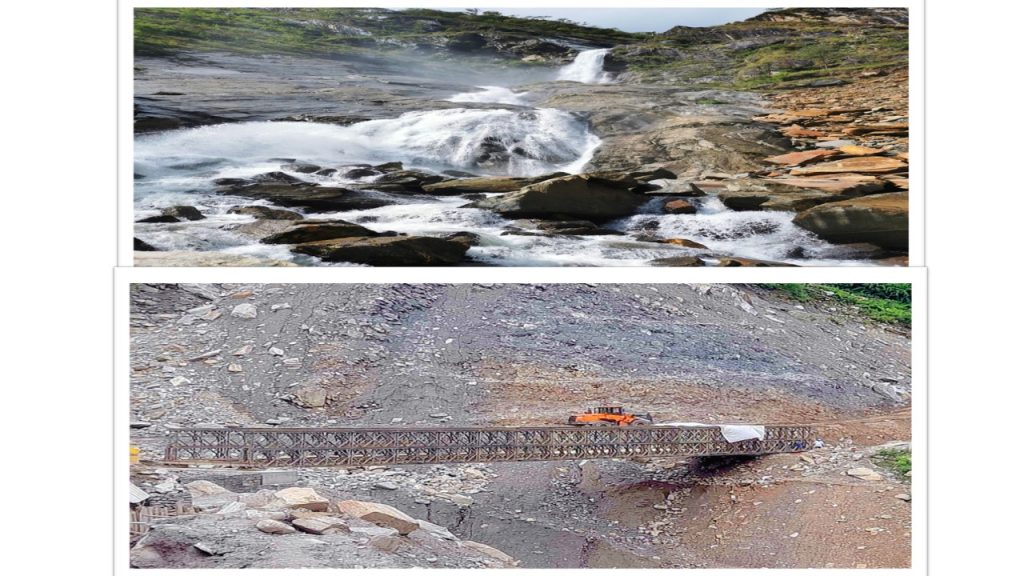 बेनीजोमसोमको रुप्सेमा बेलिब्रिज निर्माणपछि यातायात सञ्चालन