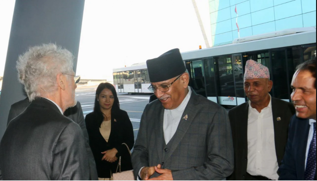 प्रधानमन्त्री प्रचण्ड इटालीमा