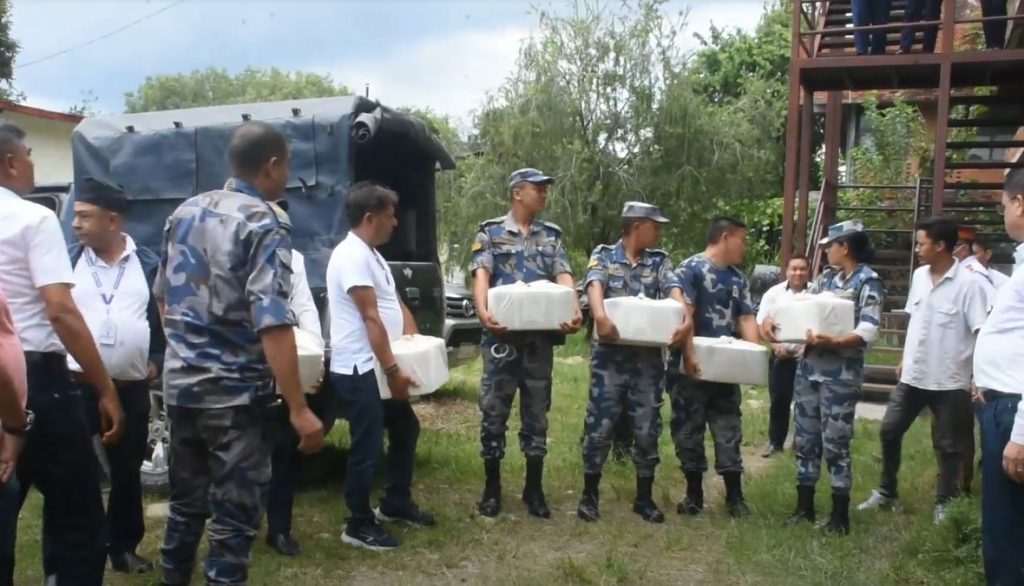 ढुकुटीमा राखियो बरामद गरिएको सुन