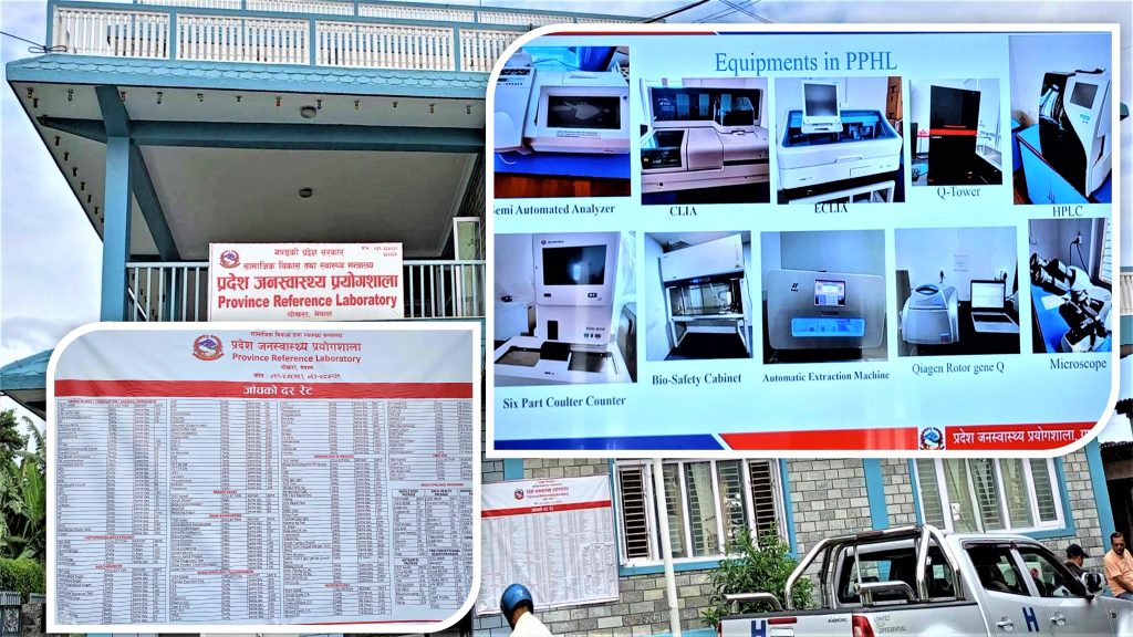 परीक्षण र राजश्व दुबै बढाउँदै प्रदेश जनस्वास्थ्य प्रयोगशाला गण्डकी