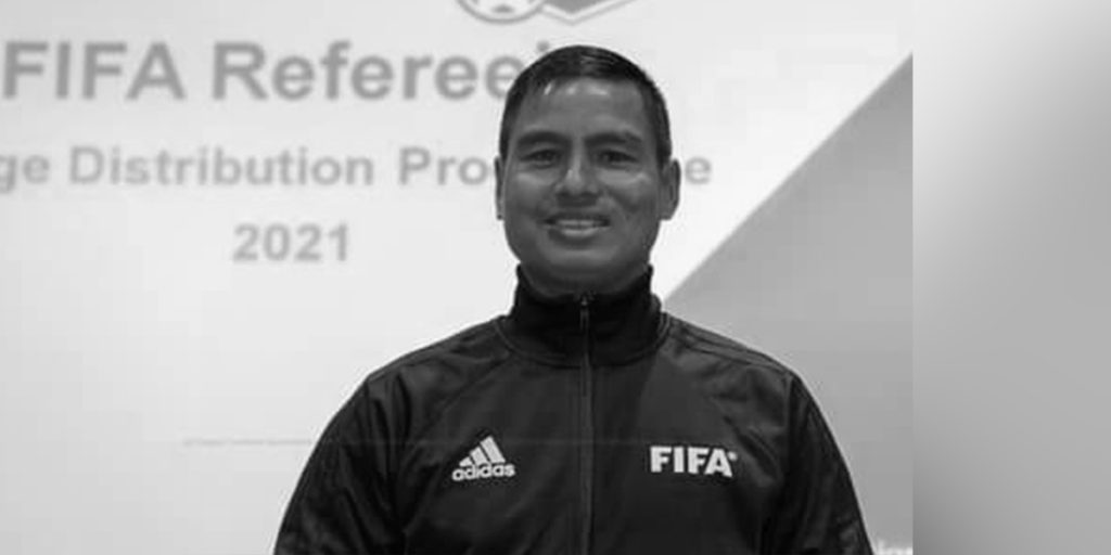 अभ्यासका क्रममा ढलेका फिफा सहायक रेफ्री विक्रम चौधरीको निधन